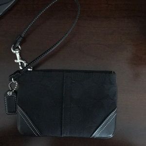 Coach mini wristlet